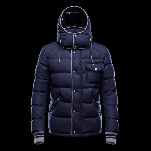 Moncler Semplice Collare Mock Uomo Cappotti